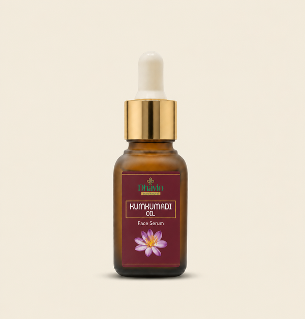 Kumkumadi Oil – Ayurvedic Saffron Face Oil for Radiant Skin DHAVIO