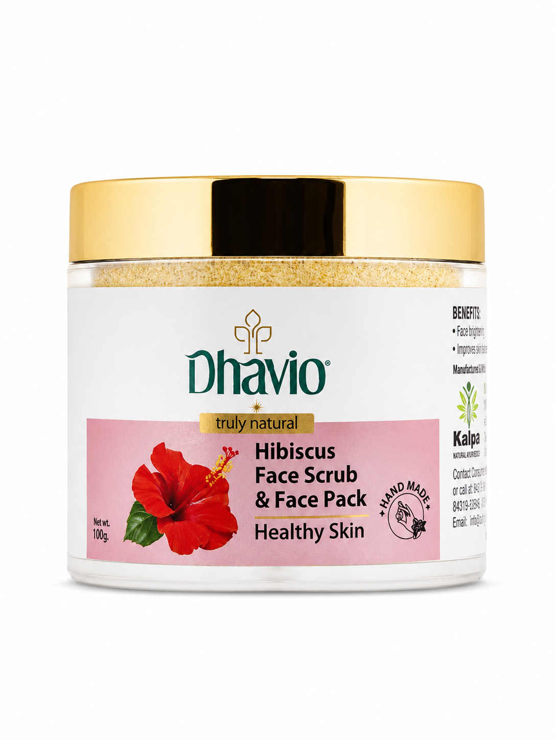 Hibiscus Face Scrub DHAVIO