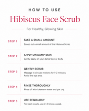 Hibiscus Face Scrub DHAVIO