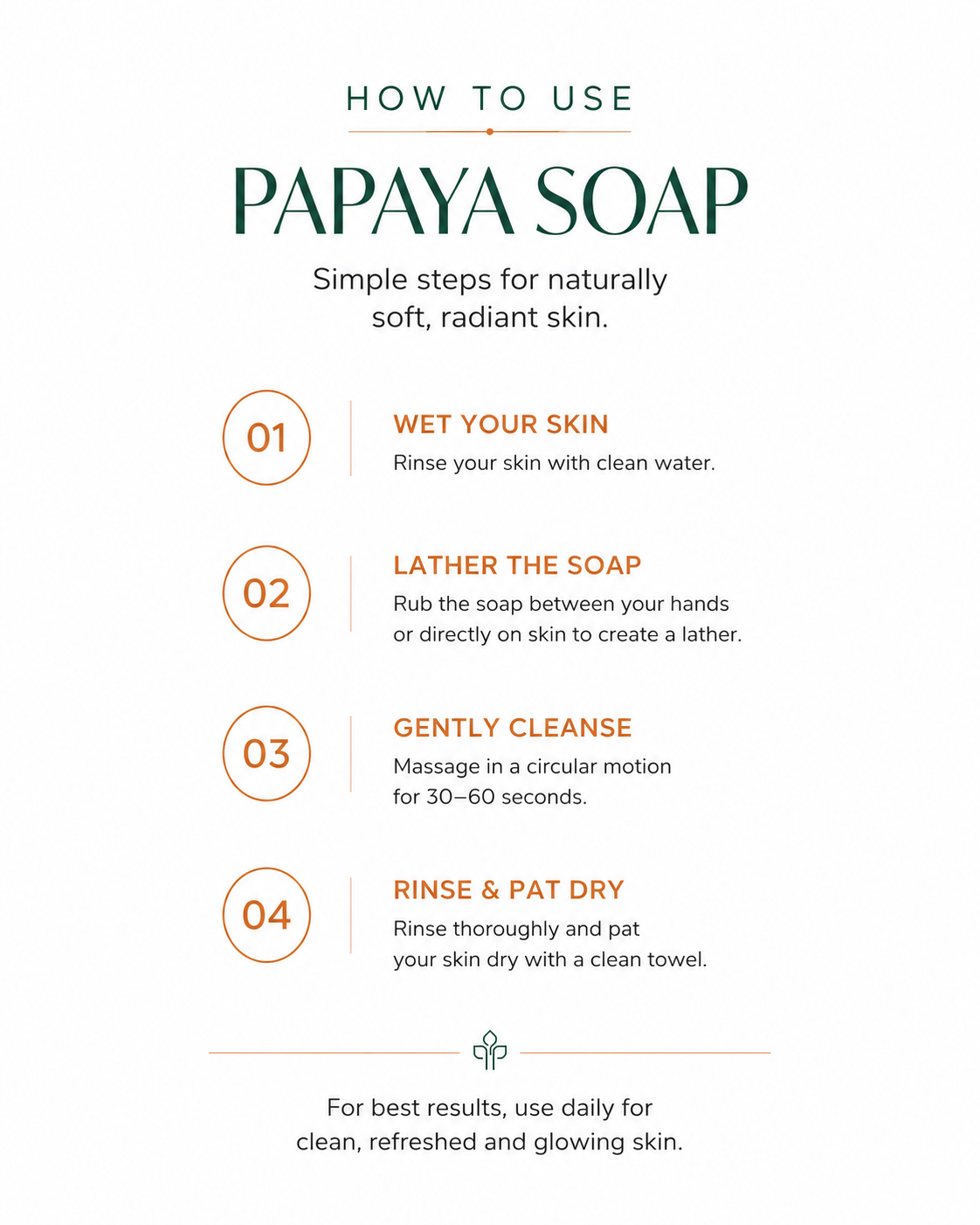 Papaya Soap DHAVIO