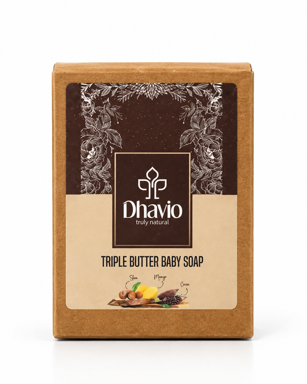 Triple Butter Baby Soap Dhavio