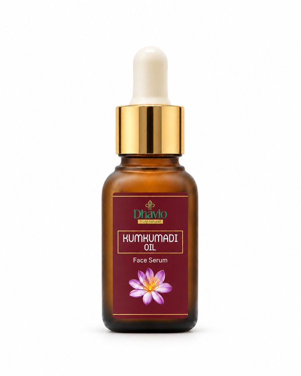 Kumkumadi Oil – Ayurvedic Saffron Face Oil for Radiant Skin DHAVIO