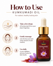 Kumkumadi Oil – Ayurvedic Saffron Face Oil for Radiant Skin DHAVIO