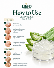 Aloe Vera Gel for Face DHAVIO