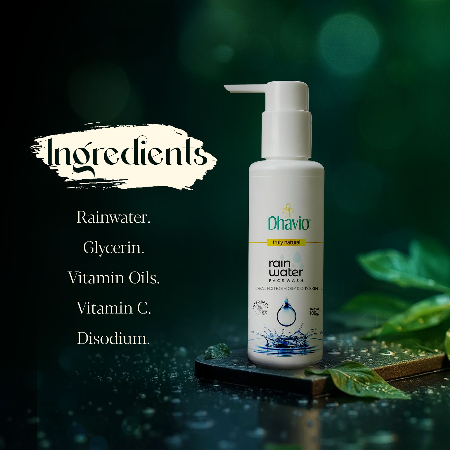 Rainwater Face Wash (100 ml)