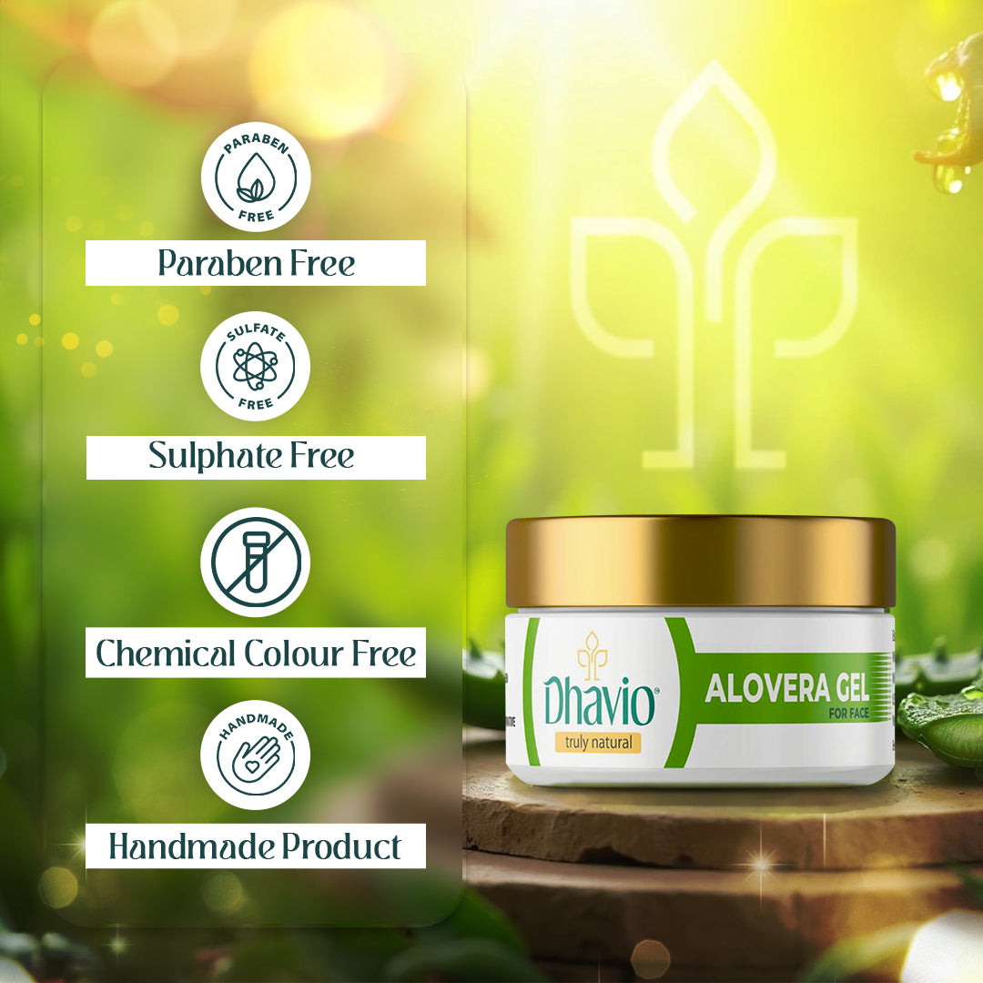 Aloe Vera Face Gel with Lavender Oil for Soothing Skin – 50g