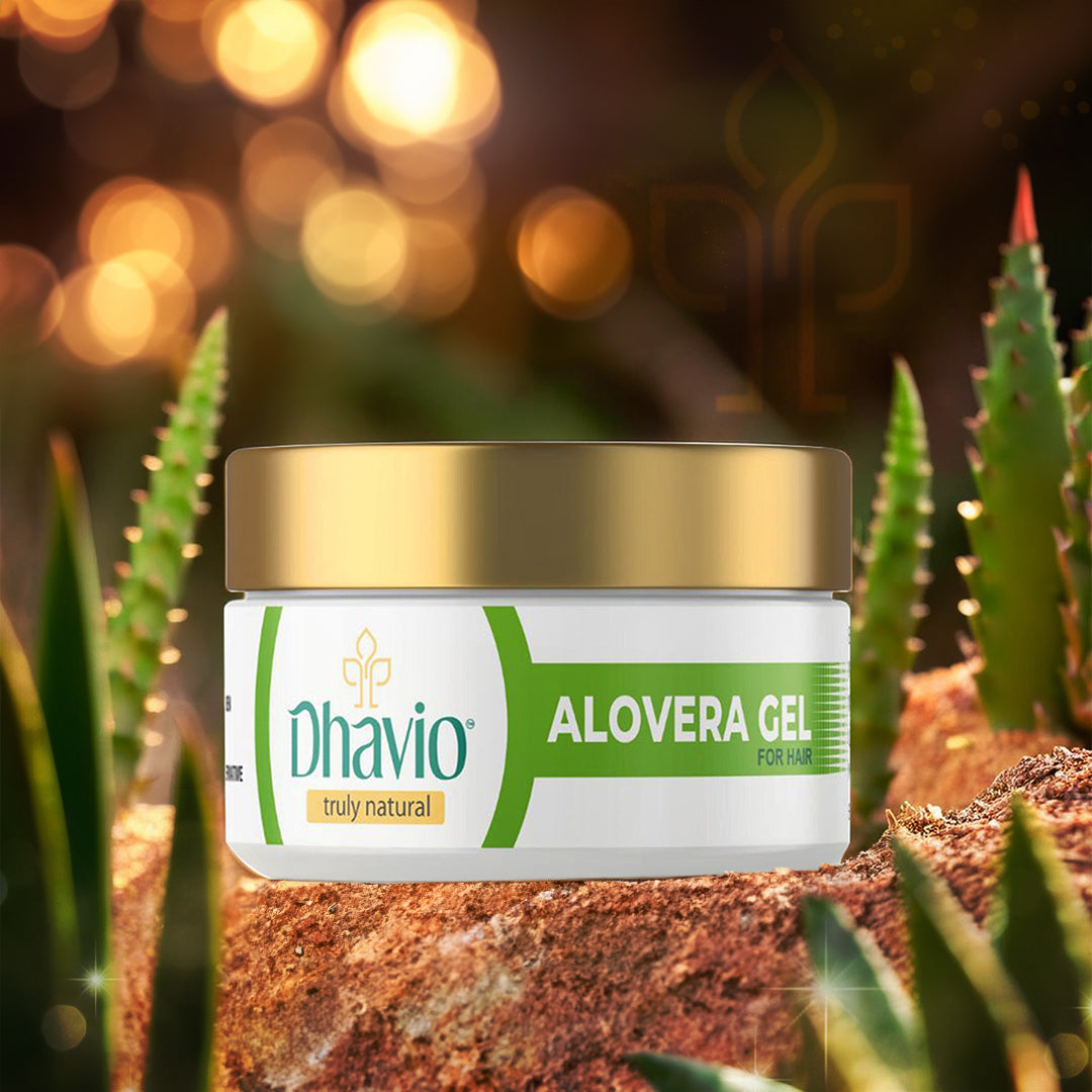 Aloe Vera Hair Gel with Tea Tree Oil for Scalp Soothing – 100g