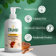 Dhavio natural Flaxseed Shampoo 300 ml