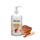 Dhavio Flaxseed Shampoo 300 ml bottle on white background