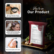 How to use Dhavio Burgundy Hair Colour