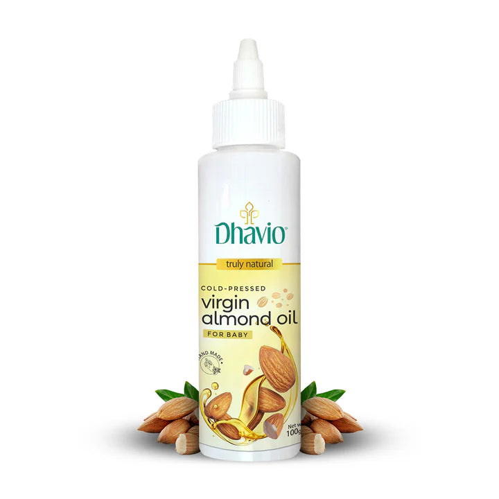 Mom & Me Care Duo, Almond Baby Oil + Hair Growth Oil Both 100ml DHAVIO
