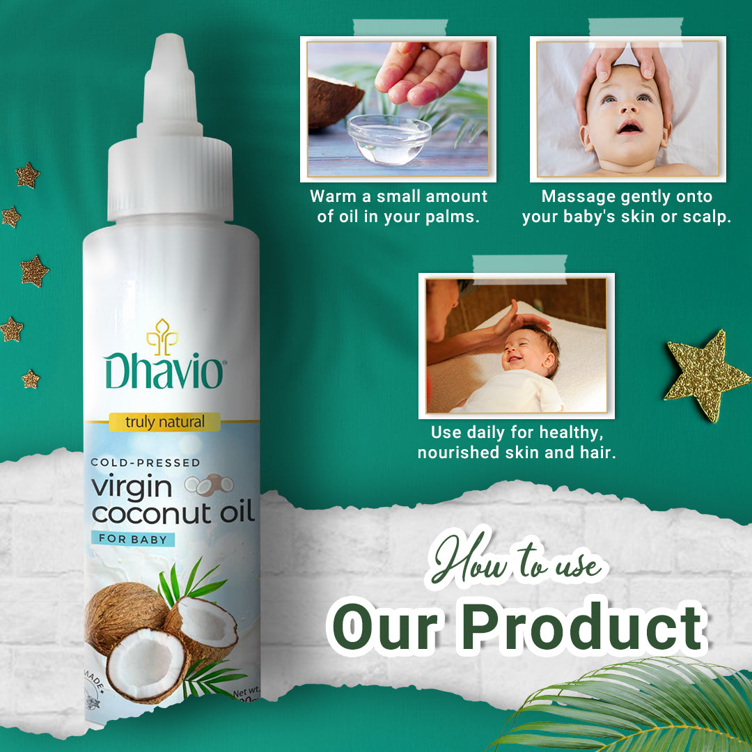 Cold Pressed Coconut Oil for Baby