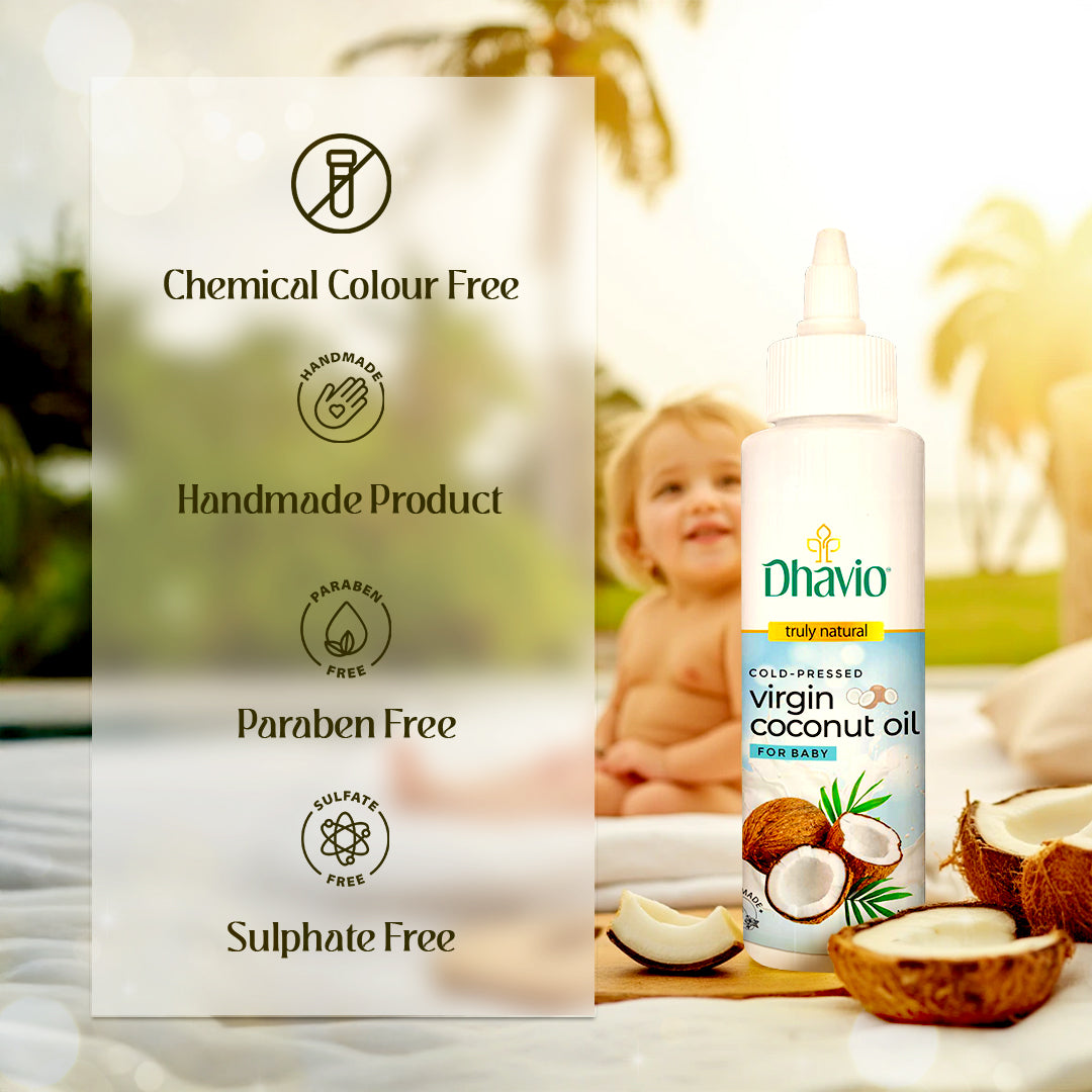 Cold Pressed Coconut Oil for Baby