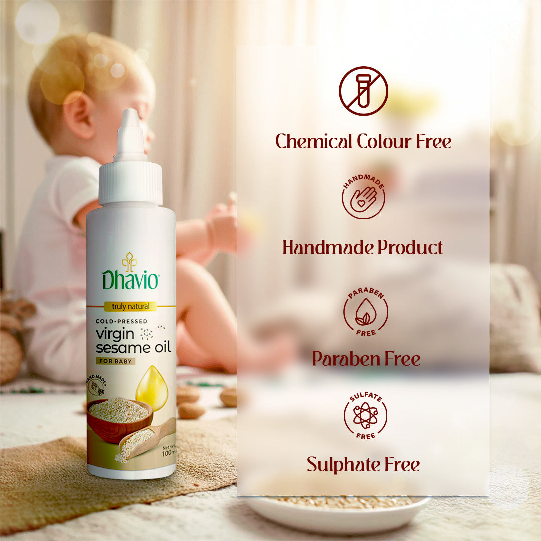Cold Pressed Virgin Sesame Oil for Baby