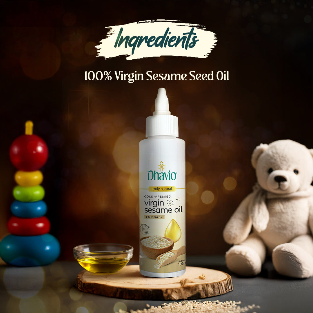 Cold Pressed Virgin Sesame Oil for Baby