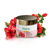 Hibiscus Face Scrub with Hibiscus & Turmeric for Skin Brightening – 100g