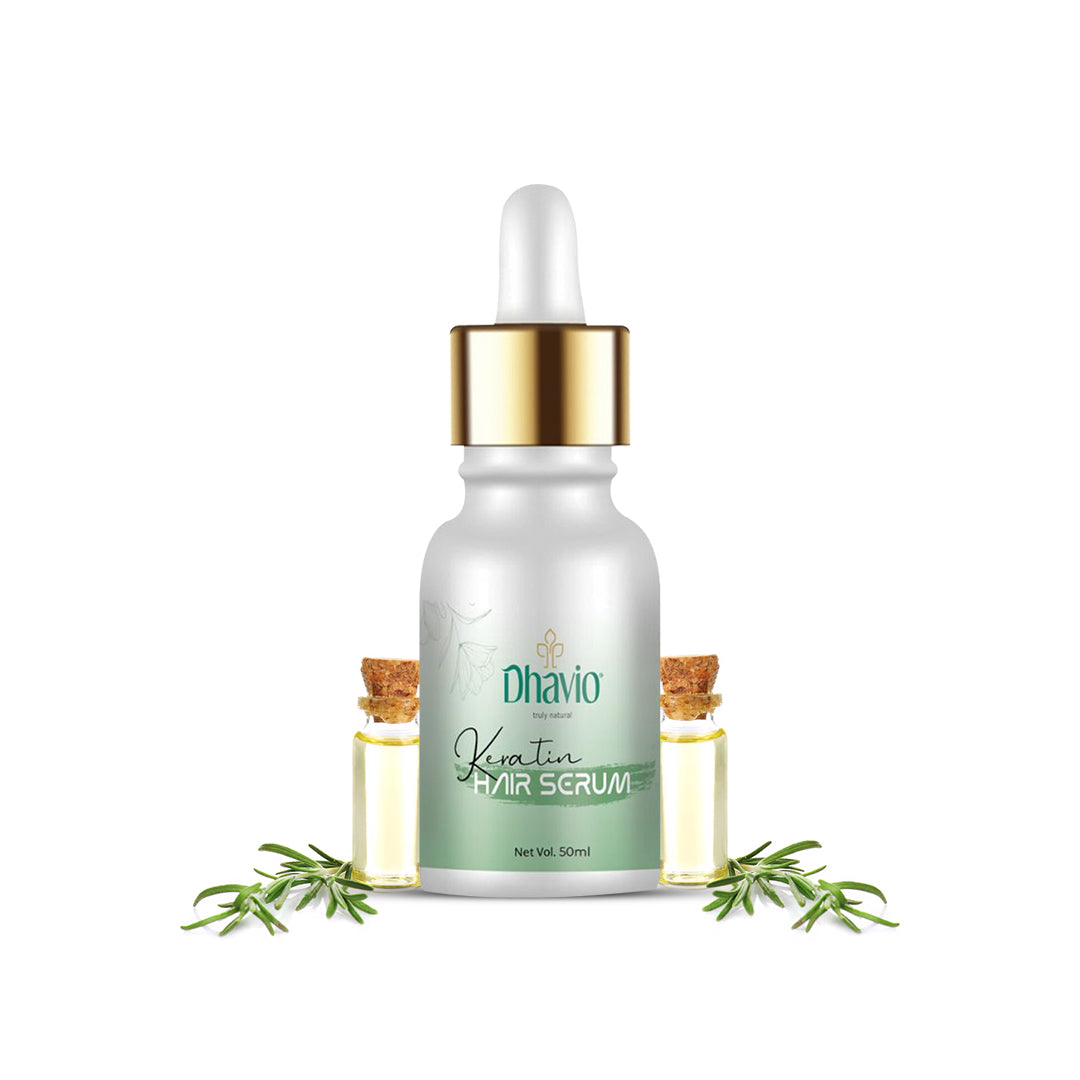 Keratin Hair Serum with Keratin & Hyaluronic Acid for Hair Repair – 50ml