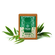 Neem Soap with Neem Oil & Leaves for Oily Skin Purification – 100g