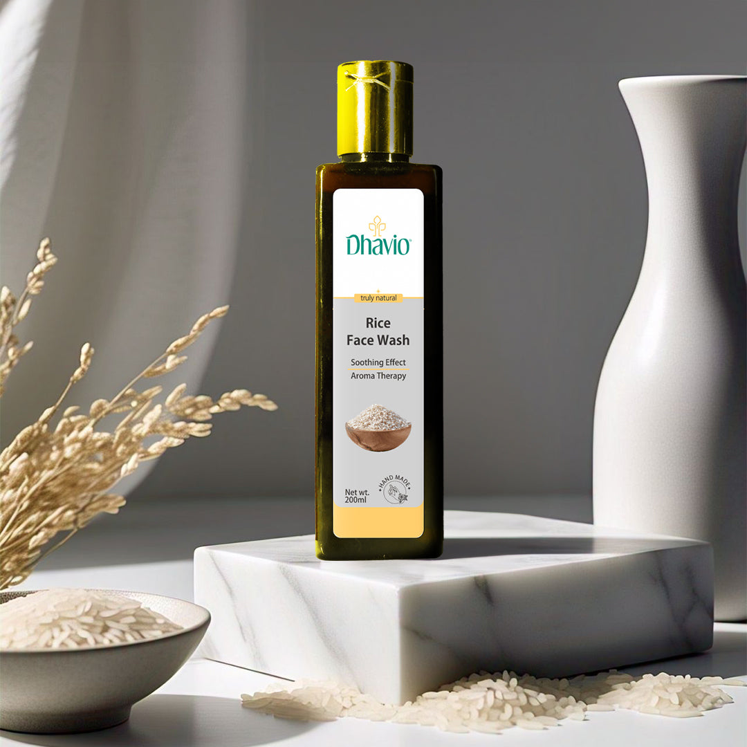 Rice Face Wash with Rice Starch & Vitamin C for Acne Reduction – 200ml