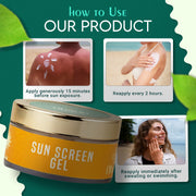 How to use Dhavio Sunscreen Gel SPF 50