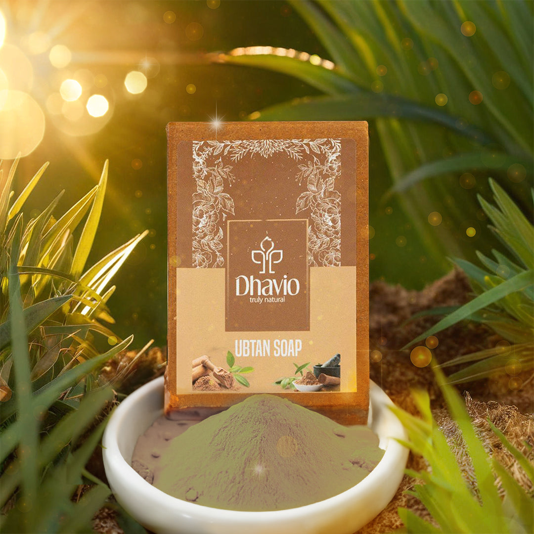 Ubtan Soap with Ubtan Powder & Cocoa Butter for Skin Brightening – 100g