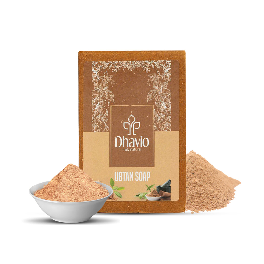 Ubtan Soap with Ubtan Powder & Cocoa Butter for Skin Brightening – 100g
